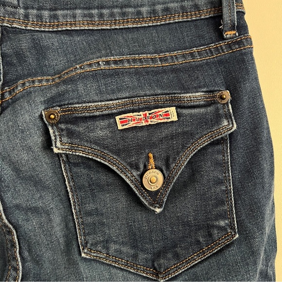 Hudson Straight Classic Blue Denim Jeans-Women’s - Picture 7 of 8